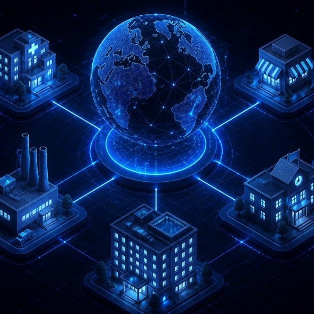 Global network illustration