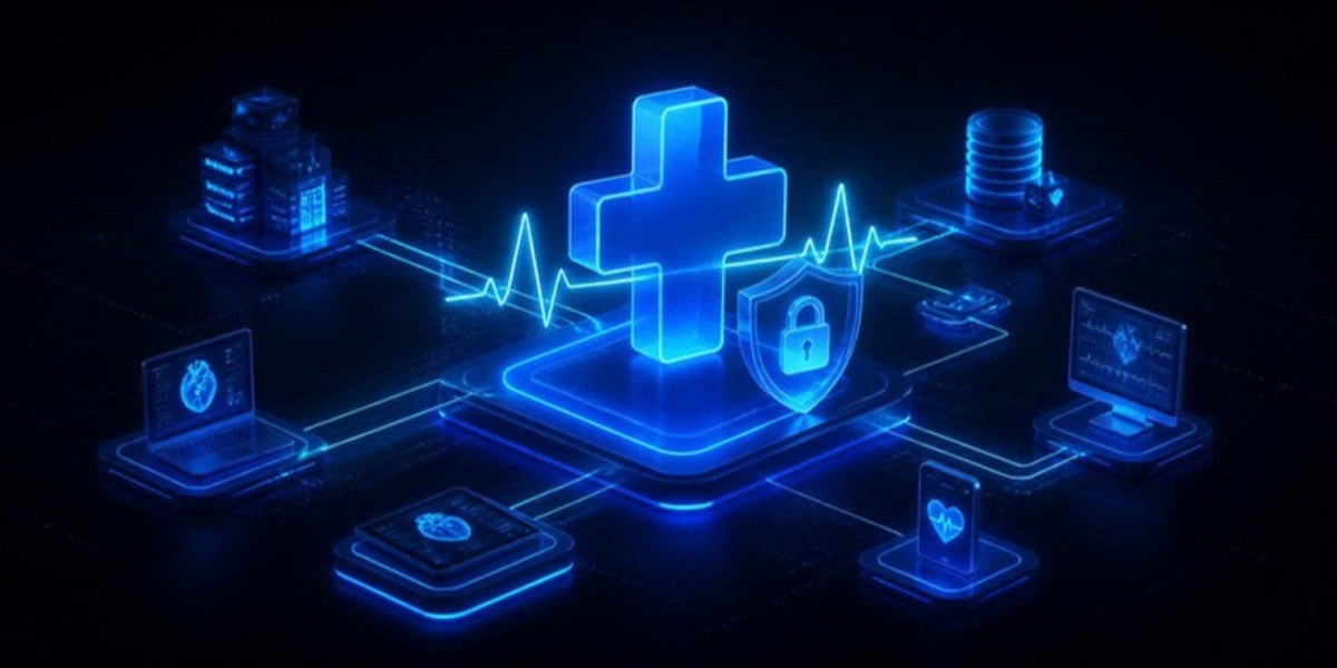 Healthcare technology illustration