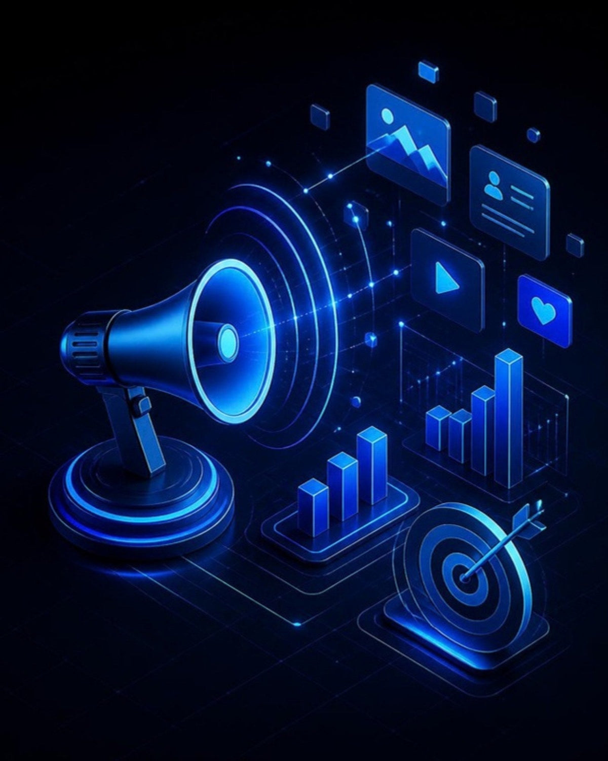 Digital marketing illustration